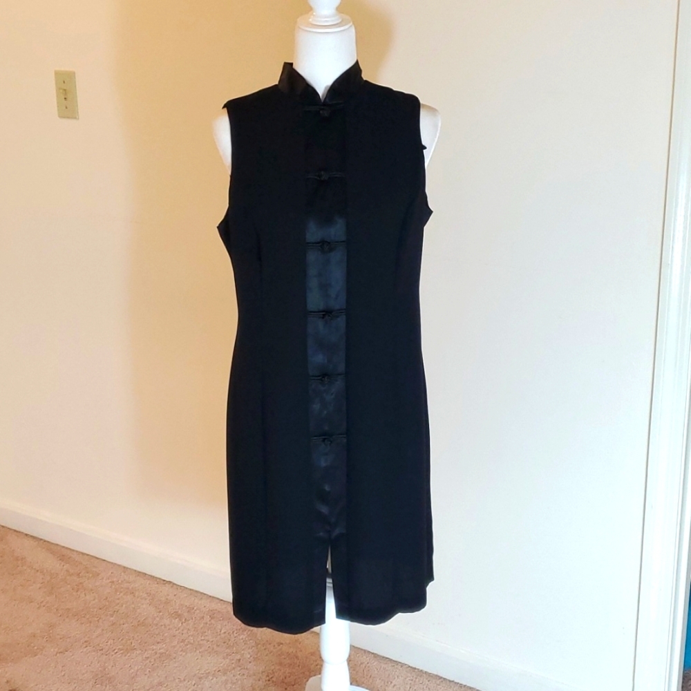 S.L. Fashions black dress